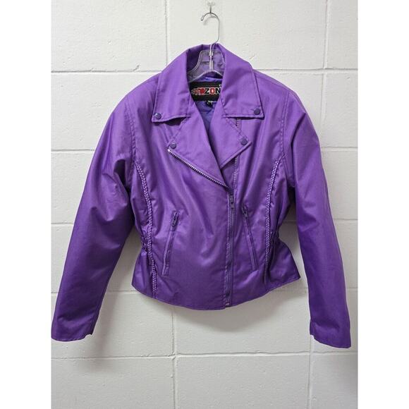 Brand New Zony Size Medium Purple Motorcycle Riding Jacket 💜 - Picture 1 of 9